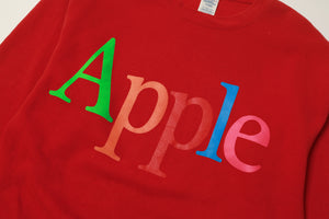 (ss) Apple red sweater M