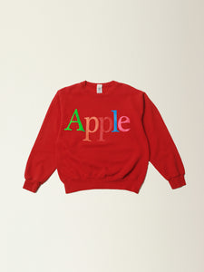 (ss) Apple red sweater M