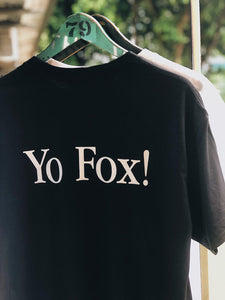 Yo Fox! Tee Vintage - Black
