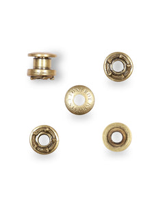 4 PACK BONES SCREW-ON GROMMETS - BRASS (Fox Flash Offer)