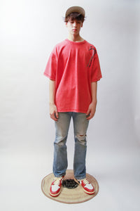 Shoelaces Fade-away Tee - Red