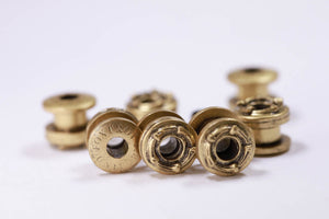 4 PACK BONES SCREW-ON GROMMETS - BRASS (Fox Flash Offer)