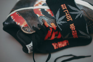 Yo HUF! Of The Highest Quality Socks - Plantlife sock Black/Syracuse