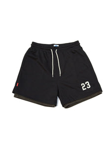 Black UNC Double Team Shorts